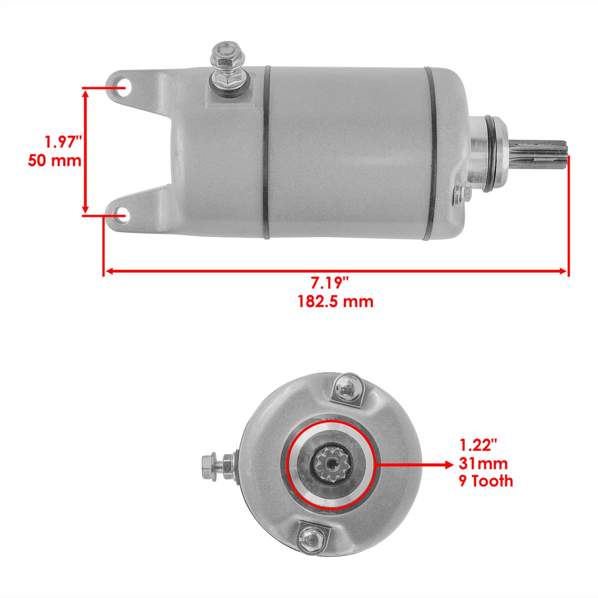 Starter for Kawasaki 21163-0037 21163-1321 21163-1320 / Suzuki