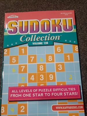 Kappa Sudoku Variety Collection Puzzle Books Magazine size - Vol 128