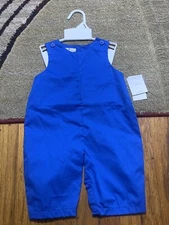 Petit Ami boys long-all /Romper blue 3 months NWT