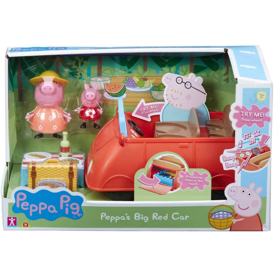 Peppa's Pig Big Red Car with SOunds & Noises New Boxed Kids Childrens Toy