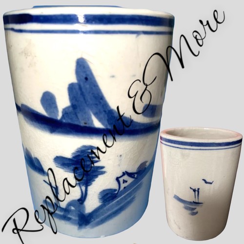 Chinese Qing Ming? Porcelain ceramic Blue White Vase / Jar Landscaping Design - Picture 2 of 8