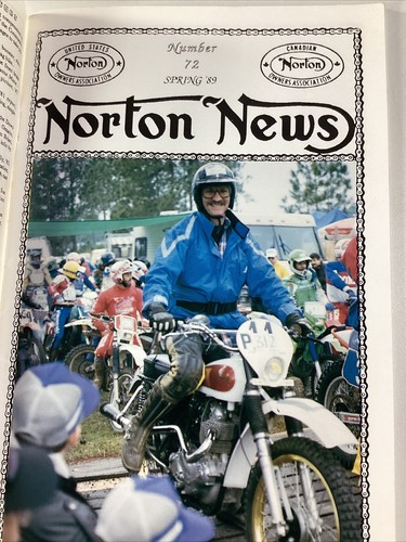 Norton Motorcycles News 1989 USA Owners Shop Ads Race Daytona Mike Smith P11