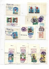 L25) Lotto erinnofili chiudilettera Antitubercolare su frammento 