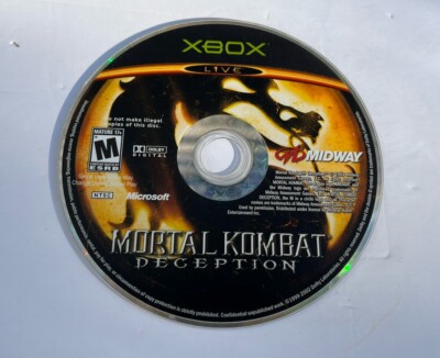 Mortal Kombat: Deception Microsoft Xbox 2004 Disc Only Works