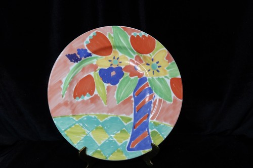 VILLEROY & BOCH LUXEMBOURG MADAME 6 DINNER PLATES 10 1/2" SWITCH BONJOUR FLORAL - Picture 2 of 6