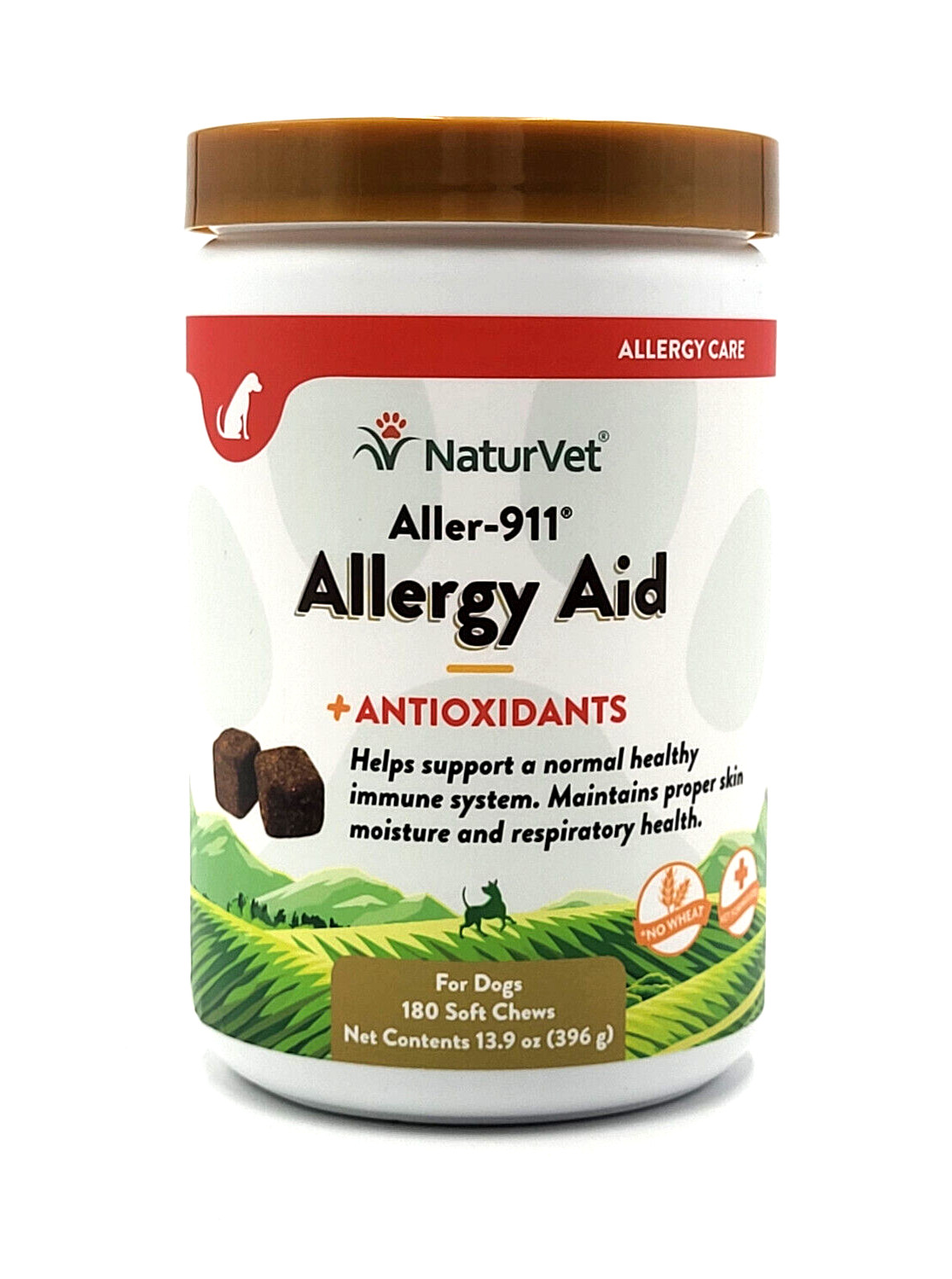 NaturVet Allergy Aid Immune Support Antioxidants Supplement 
