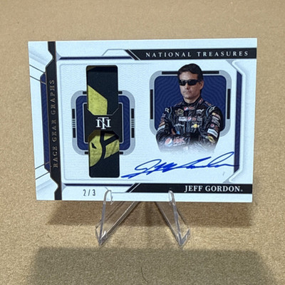 Panini National Treasures Race Gear Graphs Jeff Gordon Autograph #DRGG-JG