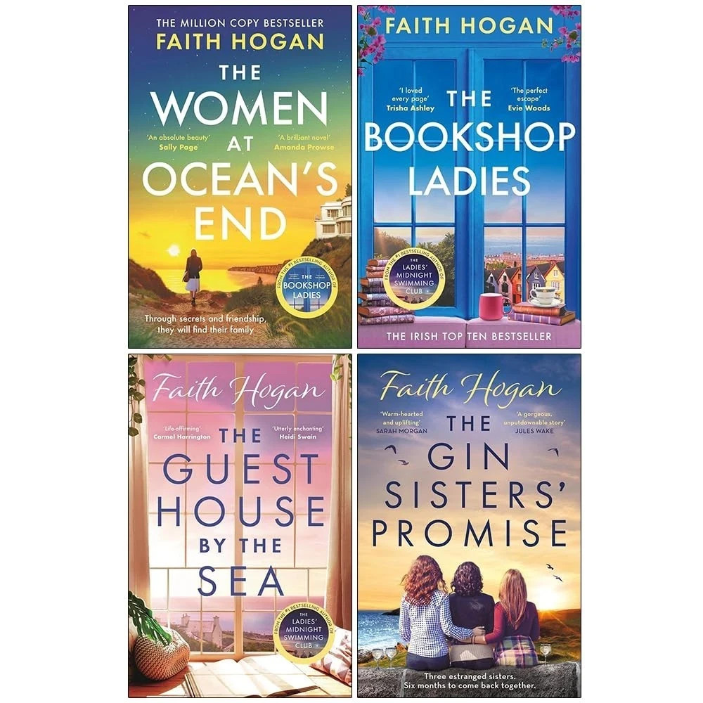 Faith Hogan Collection 4 Books Set  Women at Ocean's End,Bookshop Ladies,Guest
