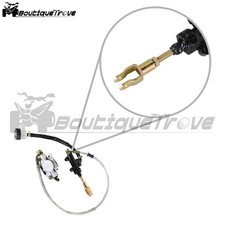 Fit For Go Kart Golf cart Rear Hydraulic Brake Assembly Caliper Master Cylinder