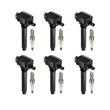 BDFHYK Ignition Coil Pack UF648 and Iridium Spark Plug 97390 Compatible with ...
