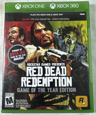 Red Dead Redemption: Game of the Year Edition Microsoft Xbox 360 Xbox One 2 Disk