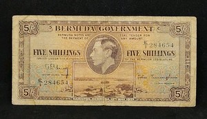 1937 Bermuda Five Shillings E1284654