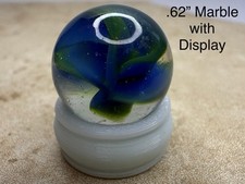 Glass Marble With Display Included lot 7522
