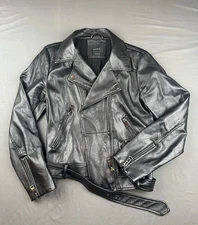 Elodie Women Black Vegan Leather Moto Jacket Medium