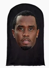Diddy Face Mask - Hip Hop Rapper Puffy Funny Movie  Face Mask