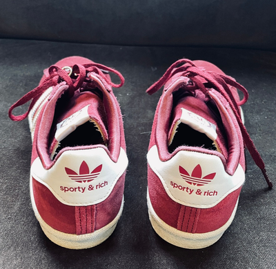 adidas Campus 80s Sporty & Rich Merlot Cream HQ6074 Mens 9 US 42 2/3 EUR Minty adidas Campus 80s Sporty & Rich Merlot Cream HQ6074 Mens 9  main image 2