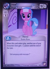 My Little Pony Equestrian Odyssey Aloe Magic Touch 63 - C - x3 MLP CCG