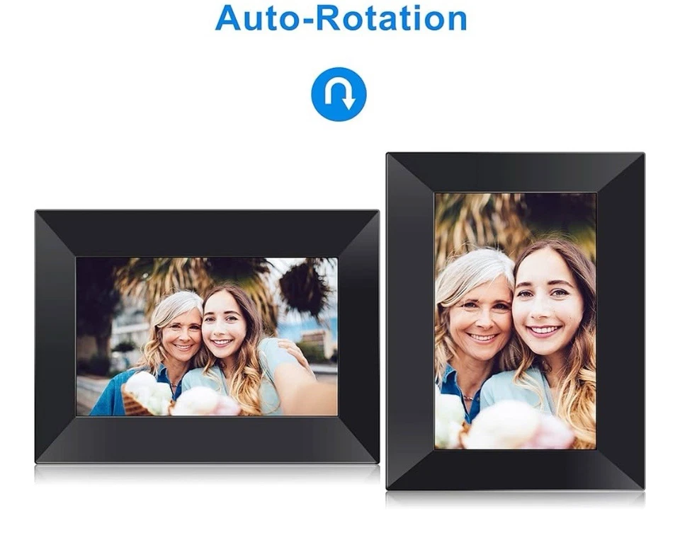 8Inch 16GB Smart WiFi Digital Photo Frame, WLAN Photo Frame with LCD IPS Touchsc - Image 4 of 4