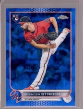 SPENCER STRIDER 2022 Topps Chrome Sapphire #509 Rookie RC Atlanta Braves