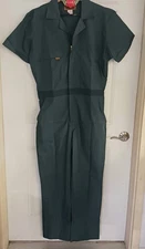 Five Rock Workwear Coveralls Jumpsuit Sz L Tall Relaxed  Short Sleeve Unworn..