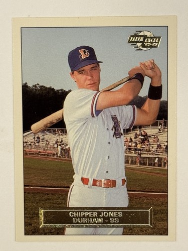 Chipper Jones #2 1992 Fleer Excel card