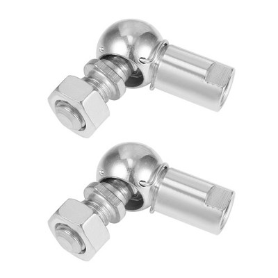 CS8 Rod End Ball Bearing Right-Hand Thread M5x0.8 Steel Machine with Stud,4pcs
