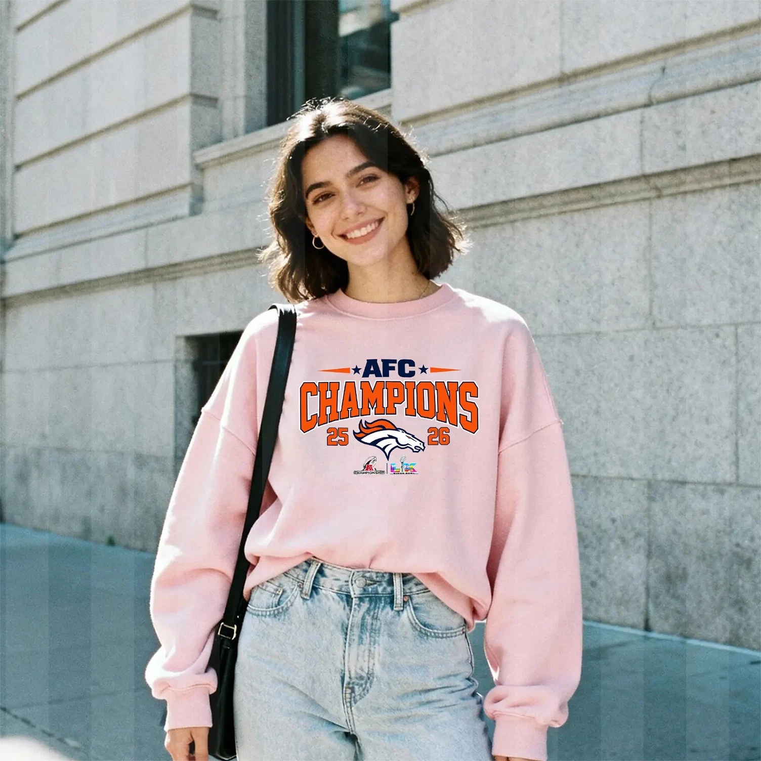 Denver Broncos AFC Champions 2025 2026 Sweatshirt