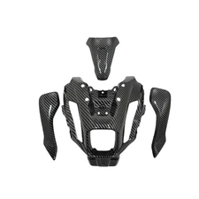Carbon Fiber Front Headlight Cover Guard Fairing Kit For Yamaha MT-07 2021-2024