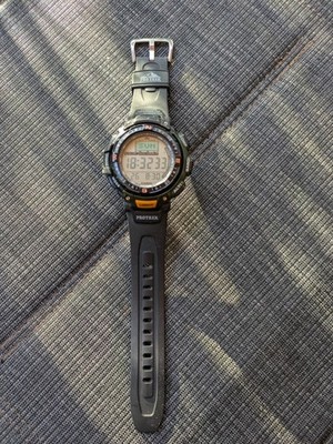 CASIO PROTREK PRO TREK PRG-40 Triple Sensor schwarze Herrenuhr Japan