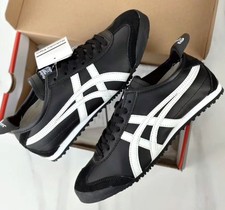 1183C102-001 Onitsuka Tiger Mexico 66 'Black White' Men's Size Shoes