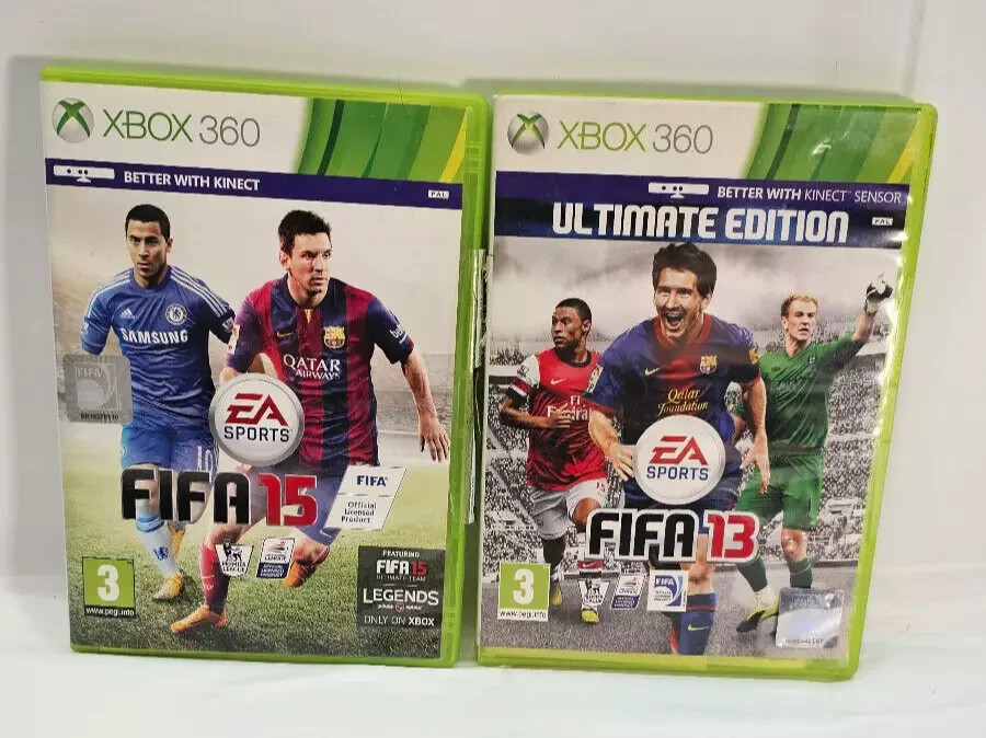 Kinect Sensor Edition - FIFA 13: Ultimate Edition & Fifa 15 - Xbox 360