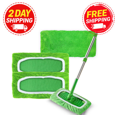 3 Pack Microfiber Mop Pads Compatible With Swiffer Sweeper Washable Refill