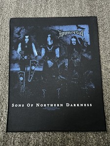 Immortal Sons Of Darkness Vintage Rare Back Patch Razamataz 2003 Black Metal 