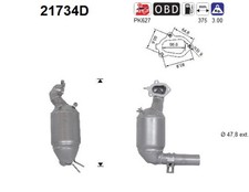 KATALYSATOR FÜR OPEL TIGRA TWINTOP (X04) - AS 21734D