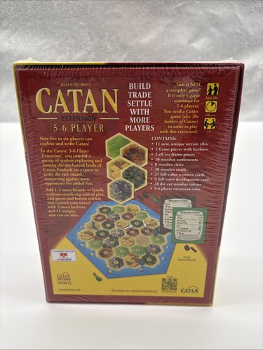 Catan Extension 5-6 Player ~ Trade, Build, Settle with more Players ~ New ~ - Picture 3 of 6