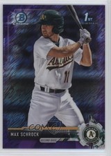 2017 Bowman Chrome Prospects Purple Shimmer Refractor Max Schrock #BCP154 3q5