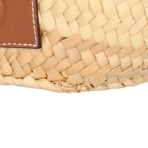 LOEWE Basket Bag Small Anagram Basket Handbag Beige Brown 618052 BS99 - Picture 5 of 5