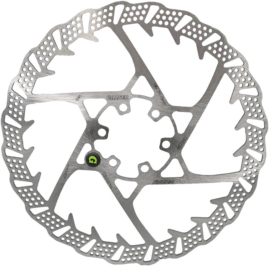 Galfer Shark 180mm x 20mm Disc Brake Rotor Laser-Cut MTB Performance 20490₽