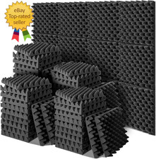 60 Pack Acoustic Foam Panels 12 X 12 X 2"Sound Proof Foam Panels for Walls High