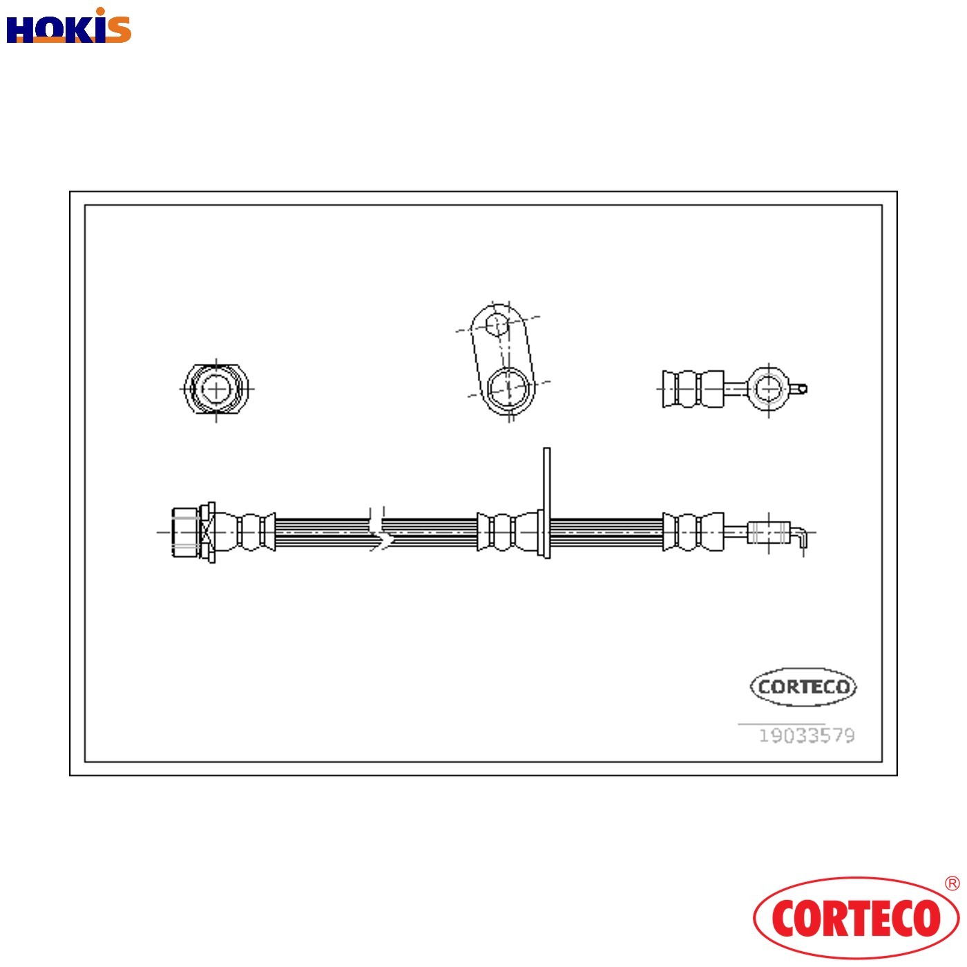 19033579 CORTECO Brake Hose for TOYOTA - Image 5