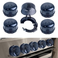 Stove Knob Safety Covers - Child Oven Safety Knobs Guard Covers 5pcs Non-Univ...