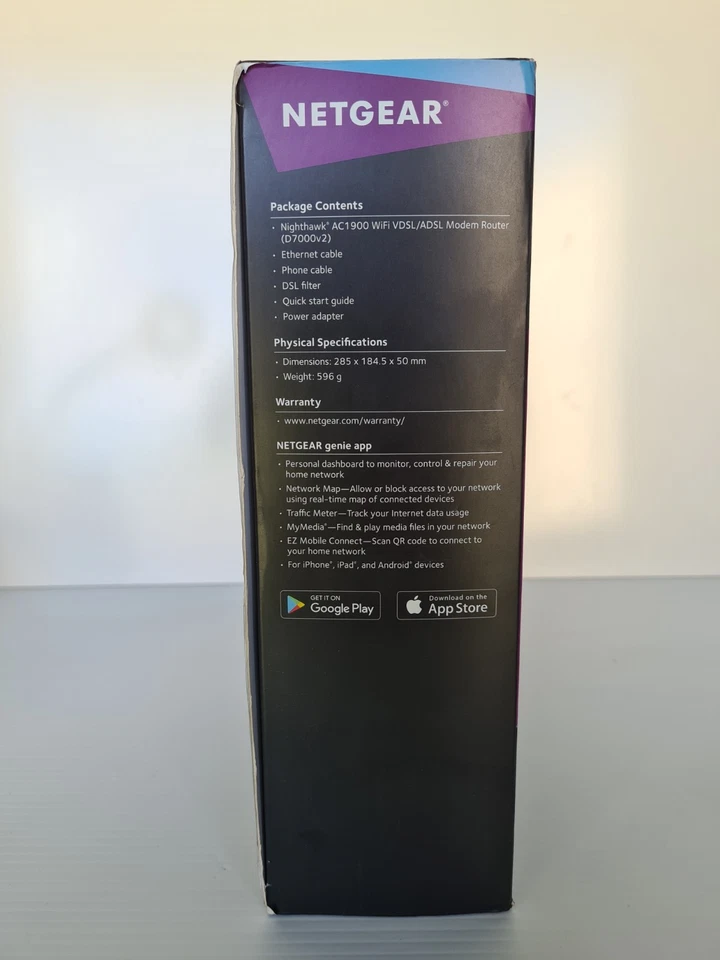 Netgear Nighthawk AC1900 Modem D7000 NBN VDSL ADSL Dual Core Processor - Image 3 of 4