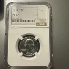 1959 Washington Quarter | NGC PF67 | Philadelphia