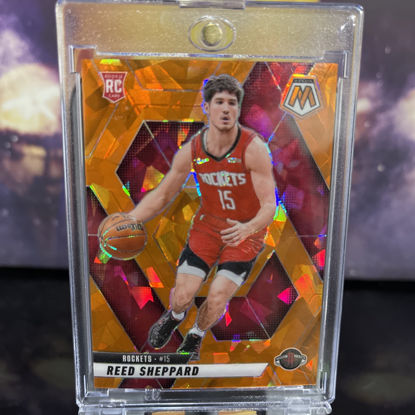 2024-25 Panini Mosaic Reed Sheppard Orange Ice # 13/49 #249 Rookie RC Mint🏀🔥