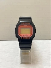 Casio GShock DW5600 BlackOrange Newunused No Customs Fees US