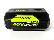 40V 6.0Ah Battery for Ryobi 40 Volt Lithium OP4050 OP40602 OP40261 OP4060 OP4030