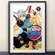 Demon Slayer: Kimetsu no Yaiba Volume 9 Cover Art Print – 11x17" Anime Poster