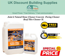 Joint it Natural Stone Cleaner Concrete  Paving Cleaner Roof Tiles Cleaner 5L