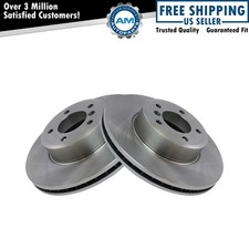 Front Disc Brake Rotor Pair Set for BMW 5 Series New