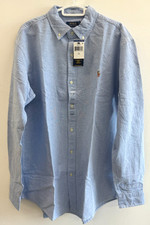 Polo Ralph Lauren Men s Classic Fit Oxford Shirt Blue L NWT